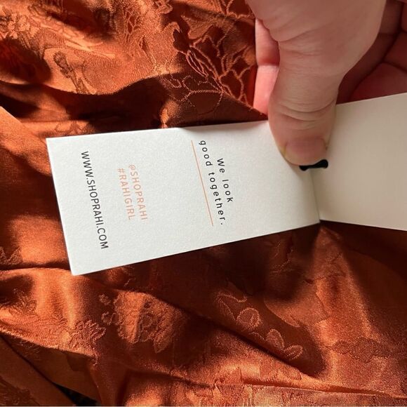 Rahi Women's Large Silky Long Sleeve Dress NWT - Picture 5 of 10